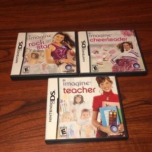 Lot of 3 Imagine Nintendo DS Games